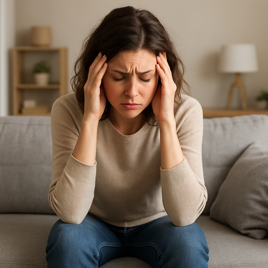 Stressed out woman