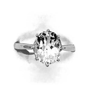 'Clarity' Topaz Sterling Silver Ring by SOMMERSPARKLE