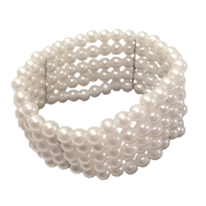 Classic Pearl Bead Corsage Bracelet