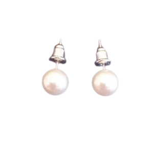 Classic Pearl Bead Stud Earrings