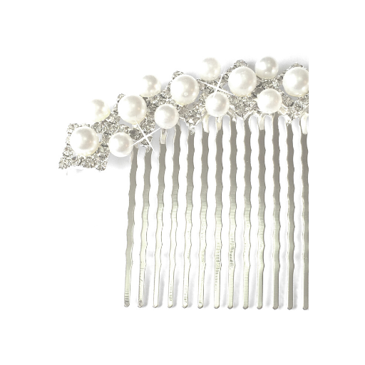 'Felicity' Pearl & Crystal Comb