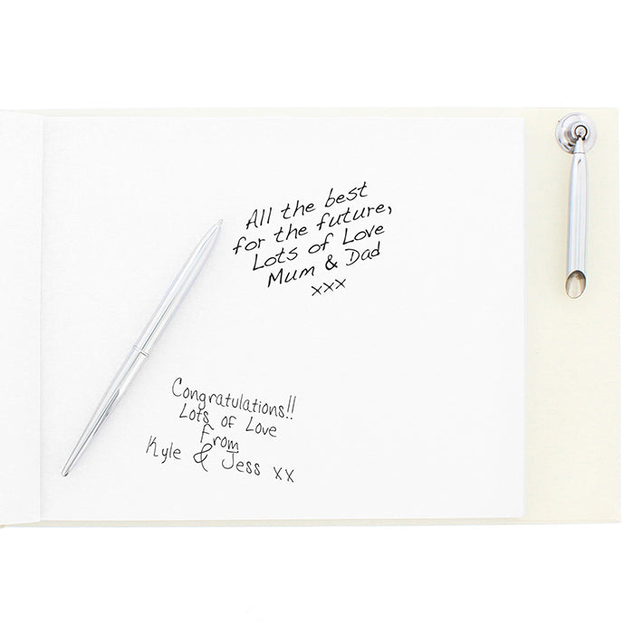 Personalised Prestige Guest Book with Pen