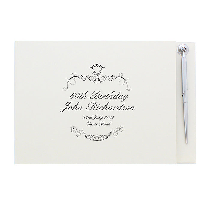 Personalised Prestige Guest Book with Pen