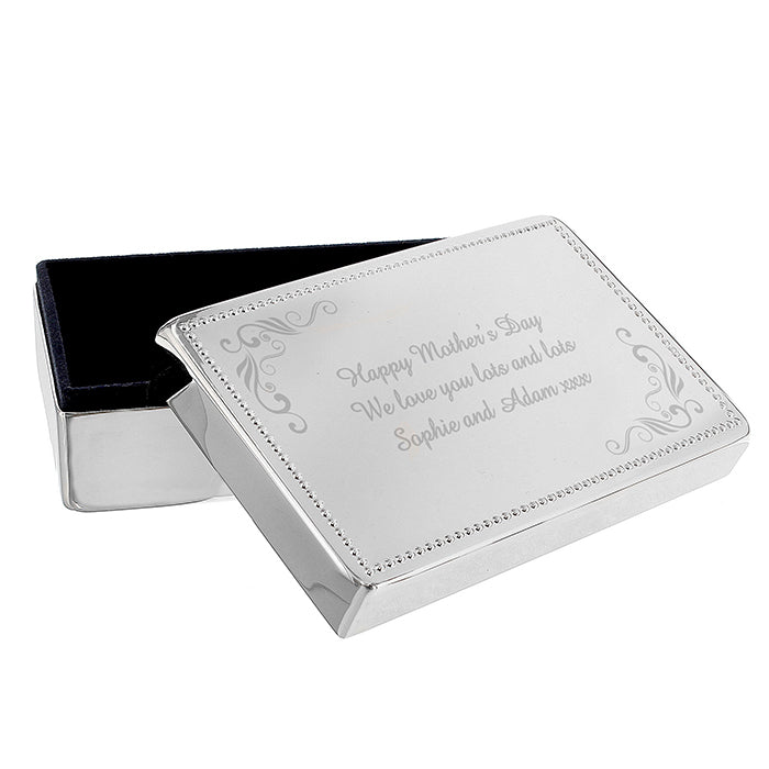 Personalised Prestige Jewellery Box