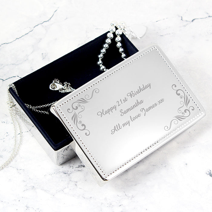 Personalised Prestige Jewellery Box