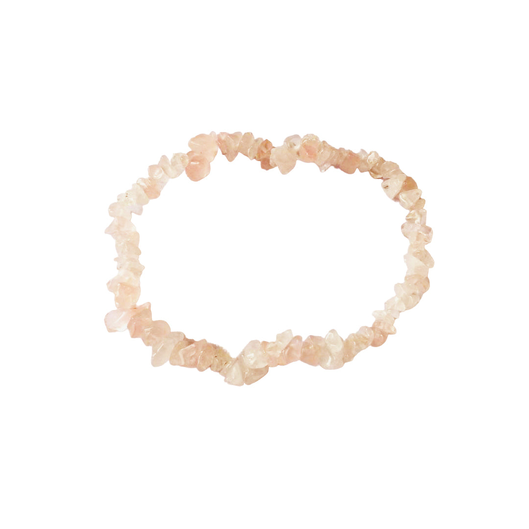 Pink Rose Quartz Bracelet by SOMMERSPARKLE