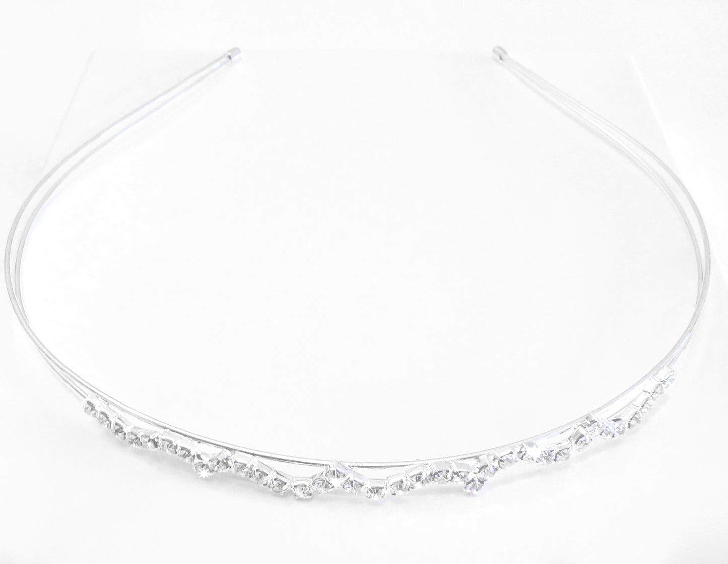 'Serenity' Crystal Tiara, ideal for a subtle yet elegant look or to wear at Parties or Special Occasions