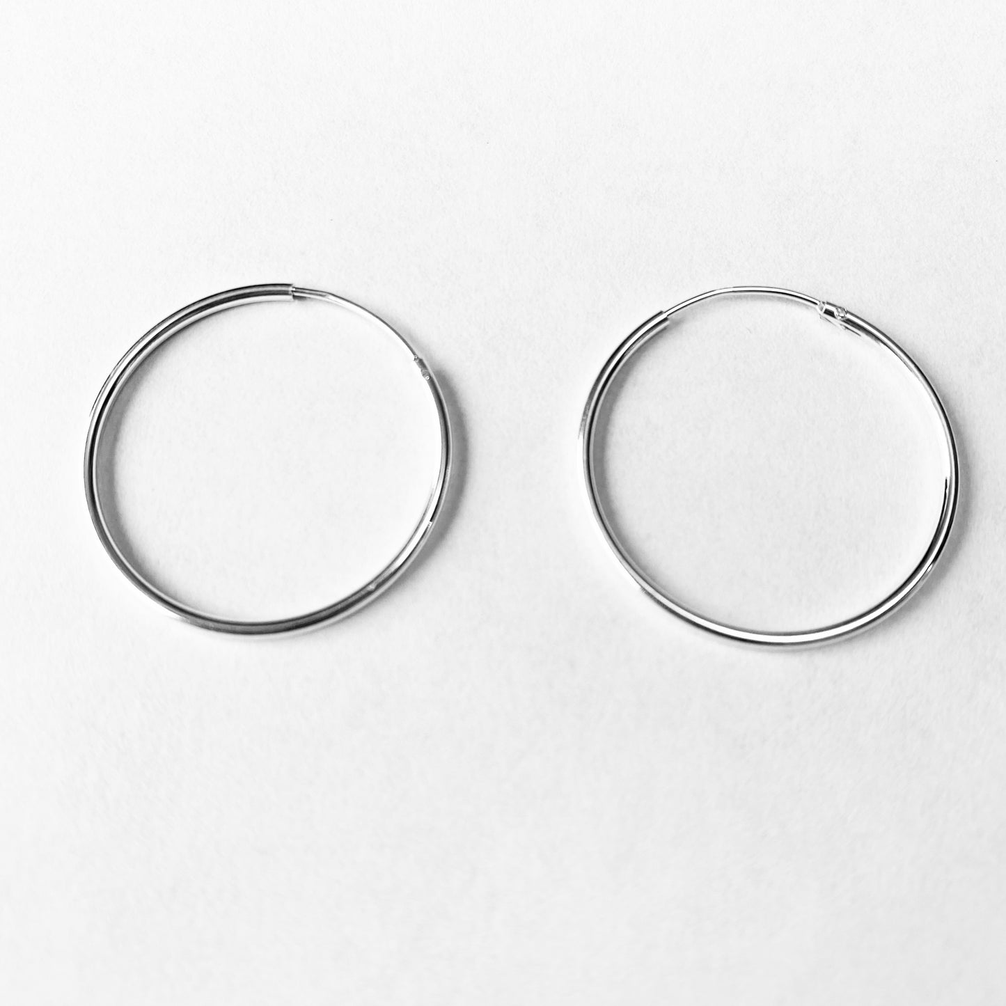 Sterling Silver Hoop Earrings by SOMMERSPARKLE