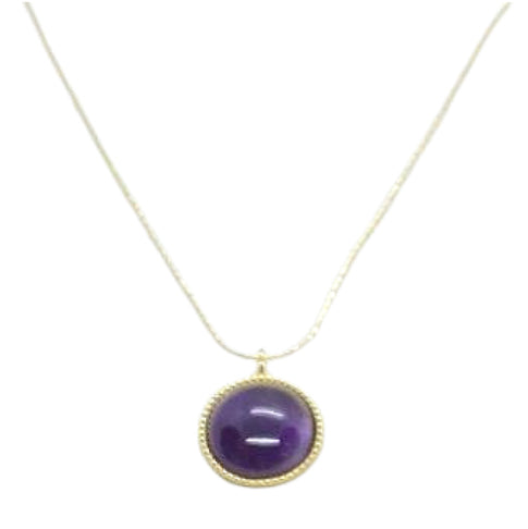 ‘Empress’ Circle of Amethyst Necklace by SOMMERSPARKLE