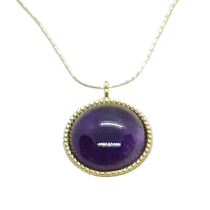 ‘Empress’ Circle of Amethyst Necklace pendant by SOMMERSPARKLE