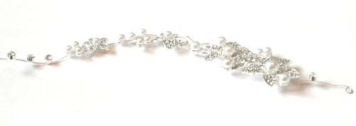 Floral Crystal & Pearl Hair Vine, Perfect to wear at a wedding or other special occasion
