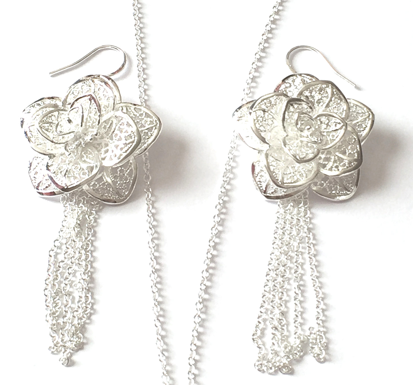 Floral Filigree Jewellery Set