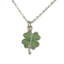 ‘Good Luck’ Four Leaf Clover Necklace pendant by SOMMERSPARKLE