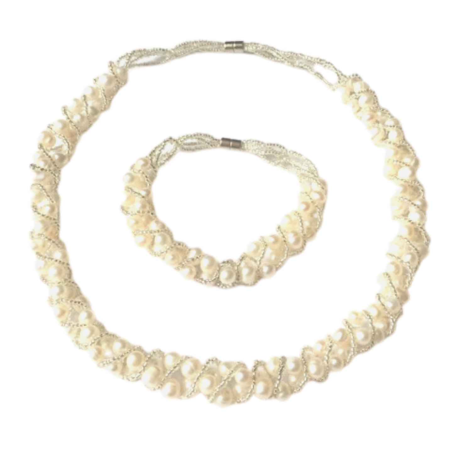 'Grace' Pearl Necklace Set