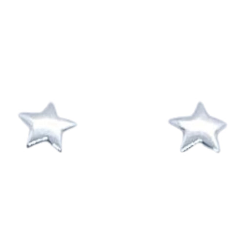 Little Star Sterling Silver Stud Earrings by SOMMERSPARKLE