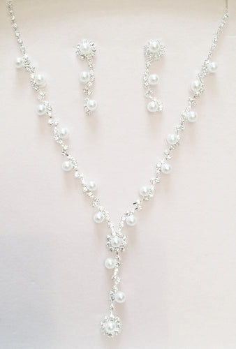'Magical' Crystal & Pearl Jewellery Set, Feel like a Fairytale Princess with this breathtakingly beautiful jewellery set