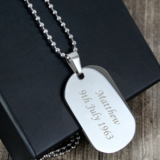 Personalised Tag Necklace