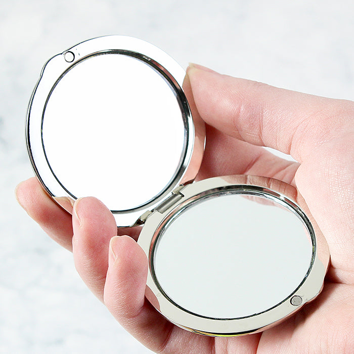 Personalised Bridesmaid Compact Mirror