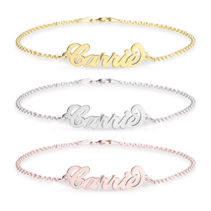 Personalised Name Bracelet from SommerSparkle