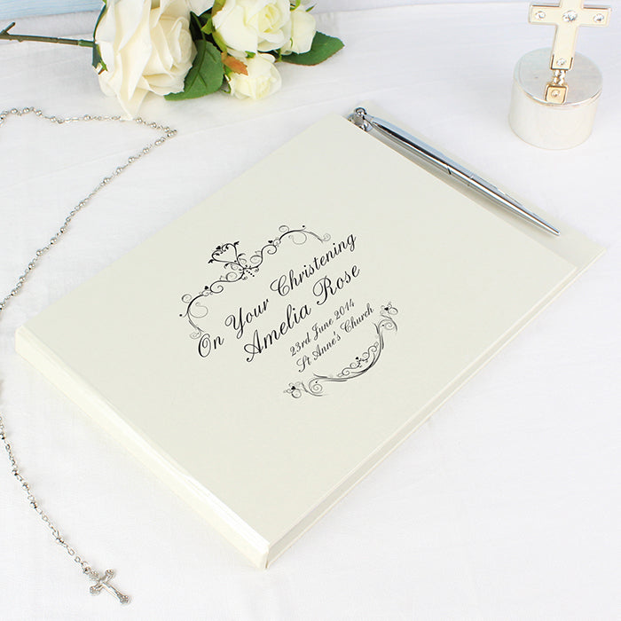 Personalised Prestige Guest Book with Pen