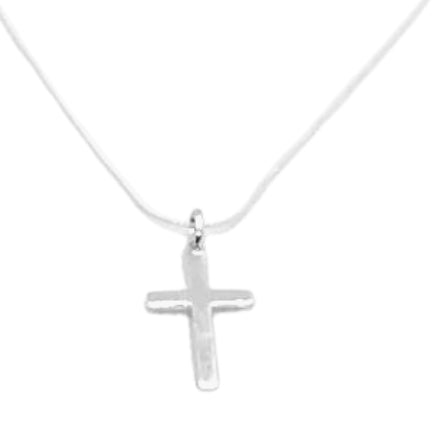 Sterling Silver Cross Necklace by SOMMERSPARKLE