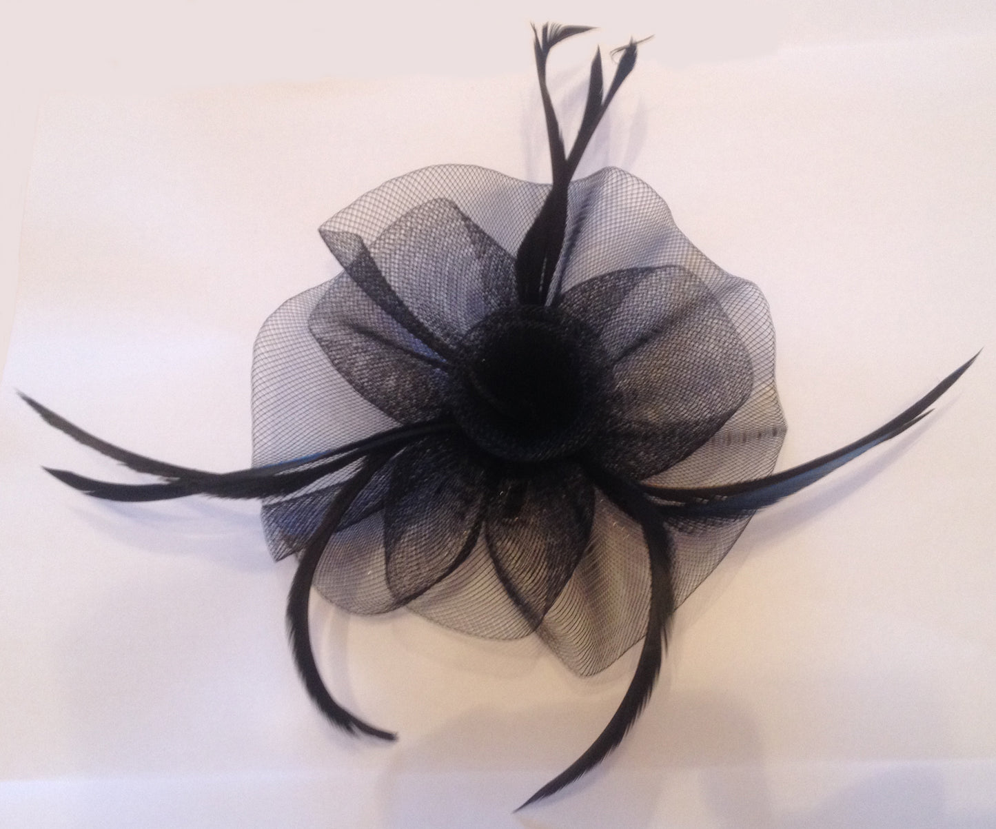 Black Fascinator, Suitable for any occasion including cocktail parties, a day at the races, corporate events, funerals and other formal occasions