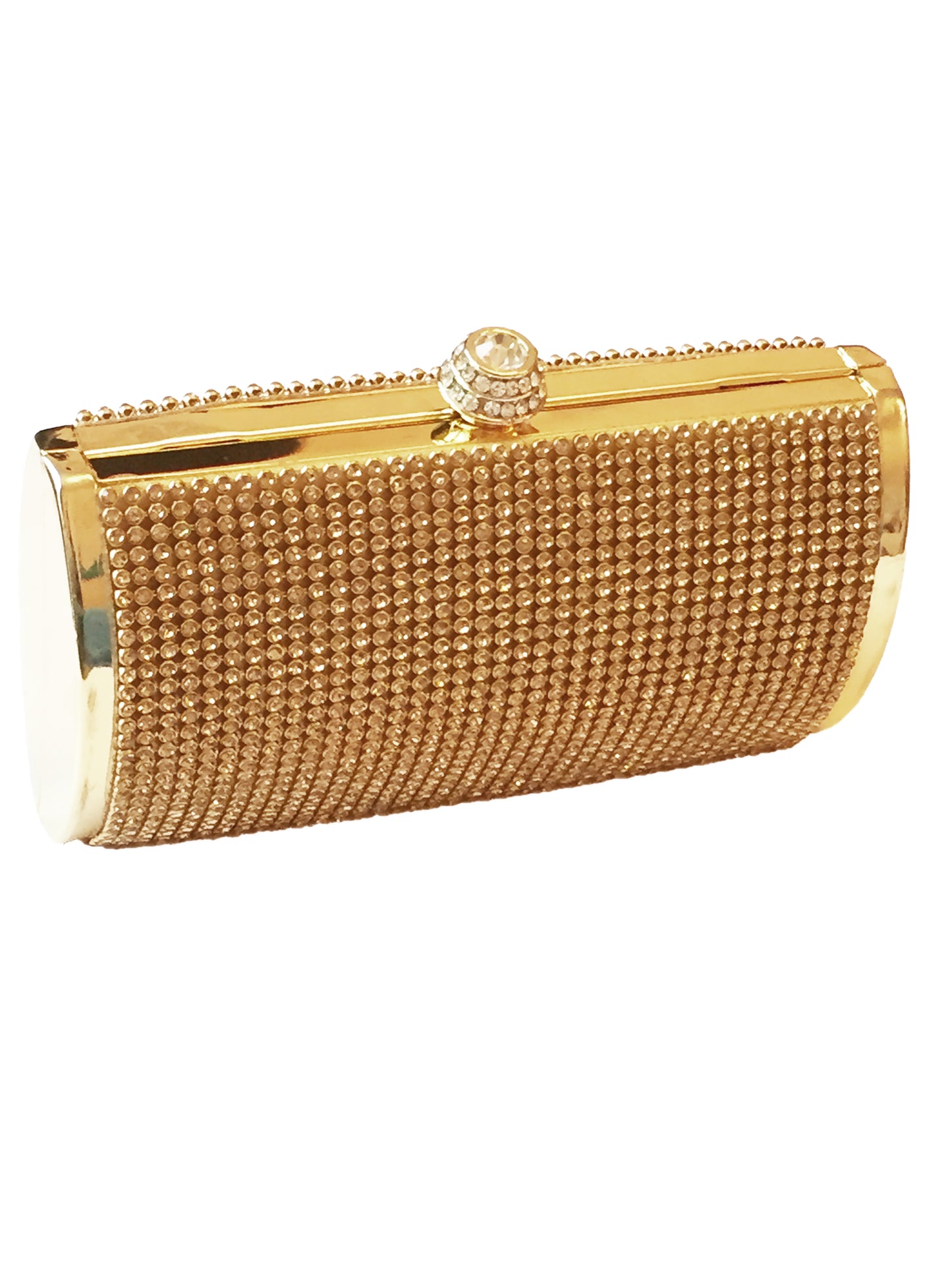 Gold Crystal Clutch Bag, This Gorgeous, Glamorous Gold clutch bag portrays luxury at its finest